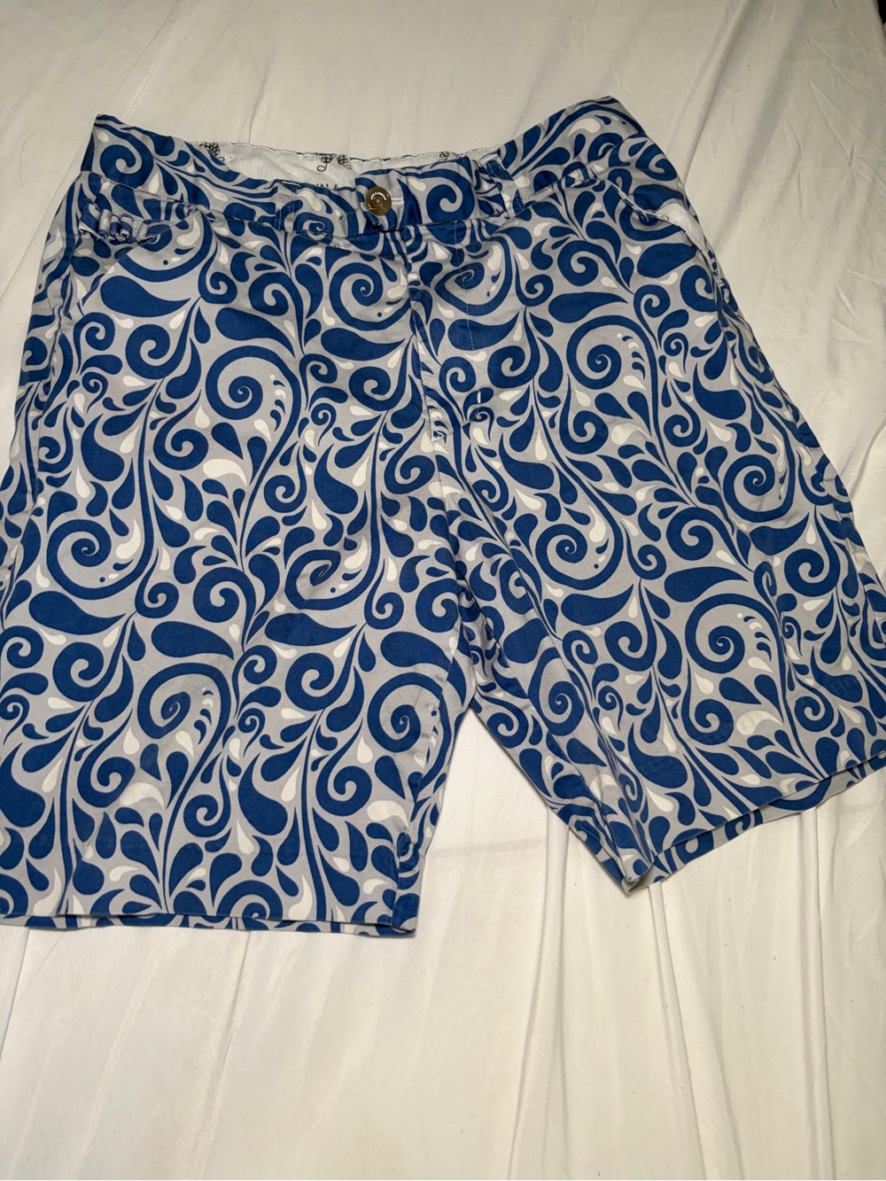 Royal & Awesome Men’s Size 32 Blue White Golf Shorts